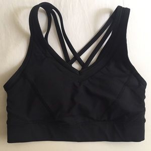 Lululemon Black Sports Bra Size 4